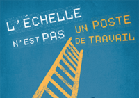 Chutes de hauteur : une nouvelle affiche pour sensibiliser les salariés